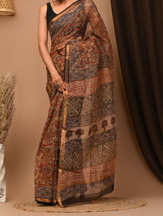 Marron Magic Saree