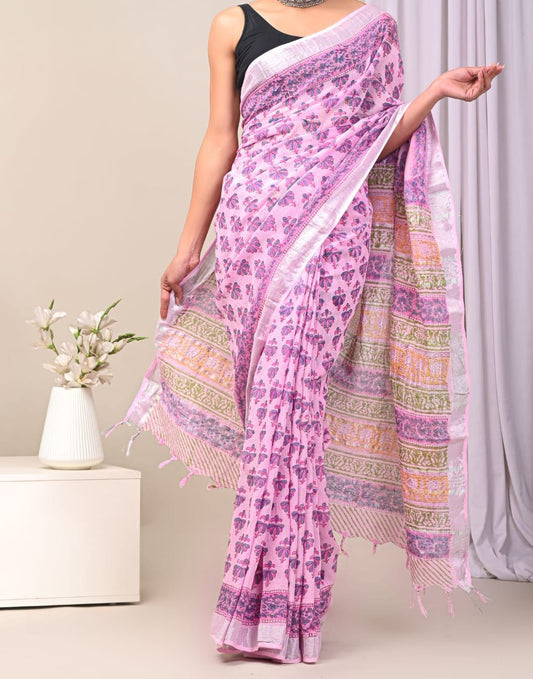 Orchid Pink Saree