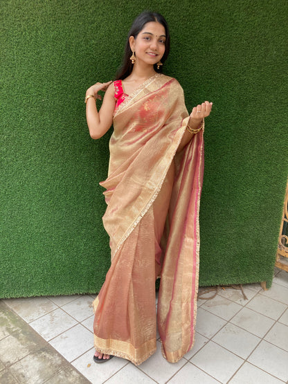 Banarasi Crush Tissue Saree