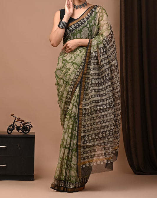 Seawood Kota Doria Saree