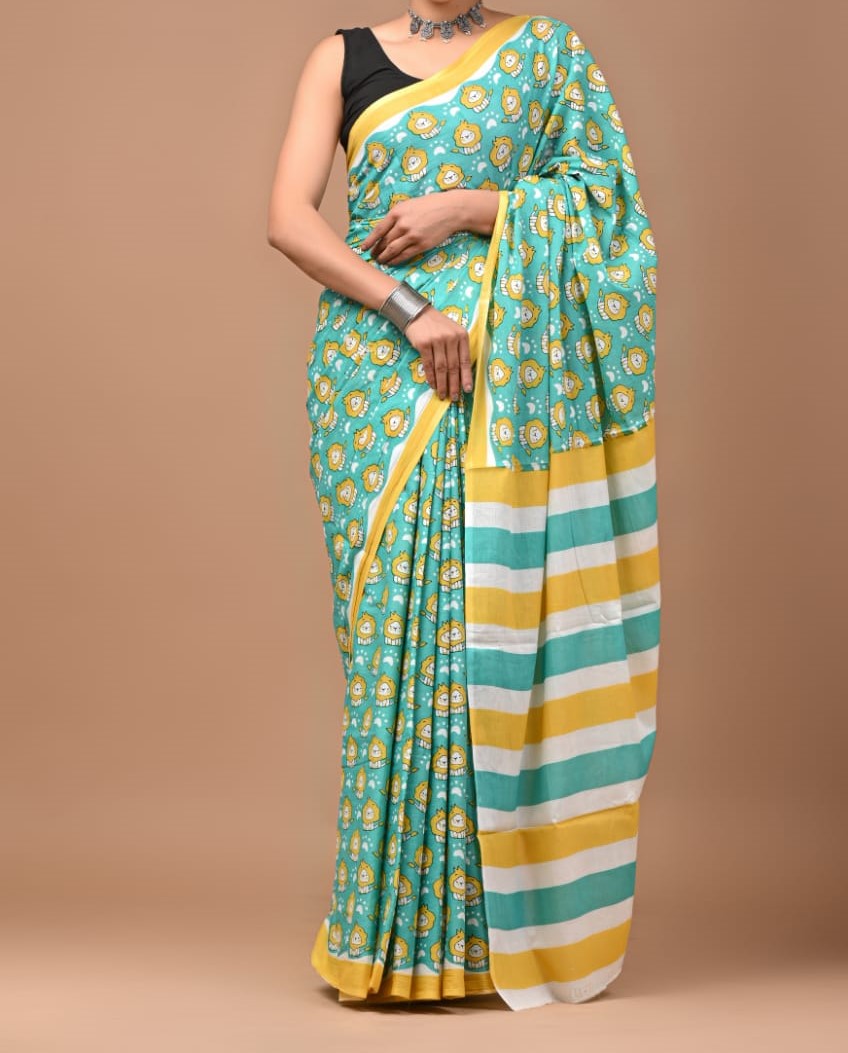 Blue vibe saree