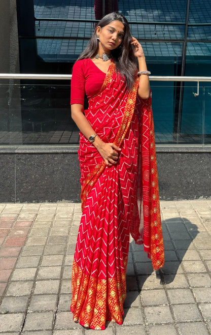 Laal Ishq - Lehariya Saree